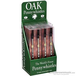 Oak Tin Whistle Key of C  OK