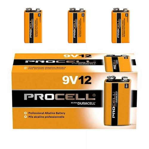 Duracell Procell 9V Batteries - 12-Pack