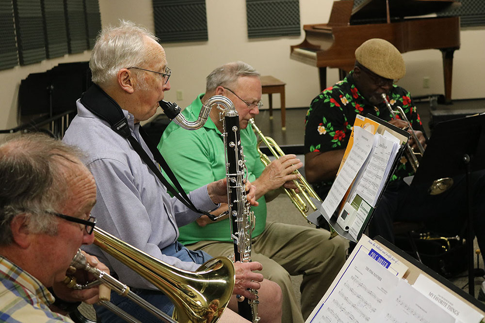 Seniors Playing Music