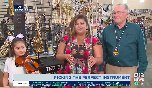 Ted Brown Music on the morning news