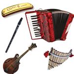 Folk Bluegrass and Cultural Instruments