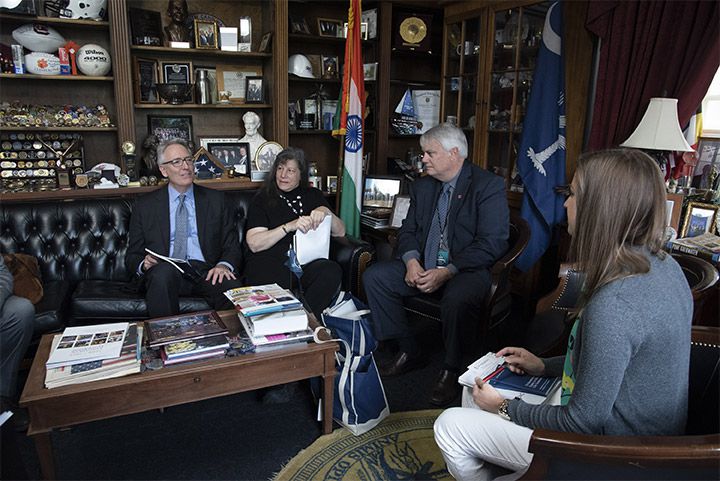 meeting with Congressman Joe Wilson staff