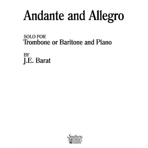 Barat Andante et Allegro for Trombone and Piano Trombone
