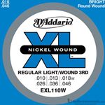 D'Addario Strings Guitar 3rd Wound Light EXL110W
