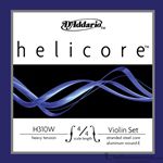 D'Addario Strings Helicore Violin Set 4/4 Heavy Tension H310W4/4H