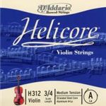 D'Addario Strings Helicore Violin A 3/4 H310W4/4M