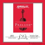 D'Addario Strings Prelude Violin  Set  4/4  J8104/4M