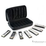 Hohner Blues Band Harmonica Set Of 7 With Case