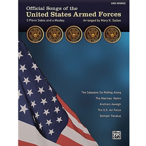 Official Songs of the United States Armed Forces Early Advanced Piano