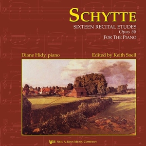Schytte Sixteen Recital Etudes Op 58 for Piano MASTER CMP