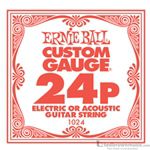 Ernie Ball String Guitar .024 Plain Steel 1024