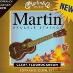 Ukulele Strings Soprano/Concert Martin Nylon .0191-.0216