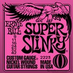 Ernie Ball Super Slinky Nickle Wound Electric Guitar  Strings 2223