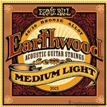 Ernie Ball Strings Guitar Earthwood Mediium Light EARTH2003