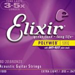 Elixer String Guitar 80/20 Gore Extra Light11000