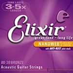 Elixer String Acoustic Guitar Nano Light Top Medium 11077