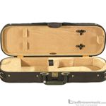 Bobelock B1002LS 4/4 Black & Tan Velour Oblong Violin Case