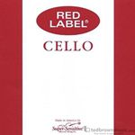 Super Sensitive 4RLCS Red Label Cello String Set