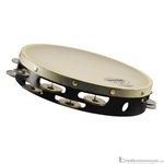 Grover Percussion Tambourine Double Row German Silver 10" T2/GS
