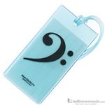 Soft Rubber Bass Clef Instrument Case ID Tag