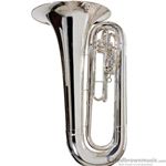 King 1151SP Marching Professional Ultimate Series Tuba Silver with Case
