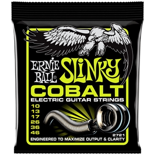 Ernie Ball Regular Slinky Cobalt Electric Guitar Strings 10-46 Gauge