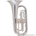 King SB30 Professional System Blue Series Marching Euphonium Silver