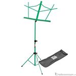 On-Stage SM7122GRB Green Compact Folding Music Stand with Bag