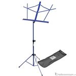 On-Stage SM7122DBB Dark Blue Compact Folding Music Stand with Bag