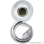 Jupiter JSP1100S Sousaphone Silver Plated with Wheeled Case