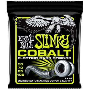 Ernie Ball Regular Slinky Cobalt Electric Bass Strings 50-105 Gauge