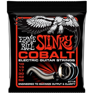 Ernie Ball Skinny Top Heavy Bottom Slinky Cobalt Electric Guitar Strings 10-52 Gauge