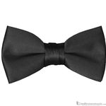 Tuxedo Park - Black Satin Bow Tie