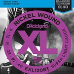 D'Addario Strings Guitar Balanced Tension EXL120BT