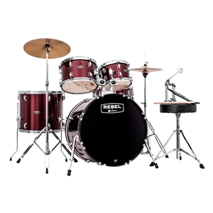 Mapex Rebel Series 5-Piece Set with Hardware and Throne