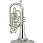 Yamaha YMP204 Marcing Series Mellophone Silver Plated