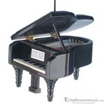 Music Treasures Ornament Grand Piano Black 3" 463090