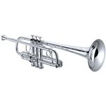 Jupiter 1624S XO Large Bore Silver Plated C Trumpet