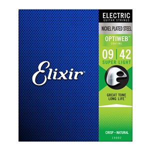 Elixir 09-42 Super Light Optiweb Electric Guitar String Set