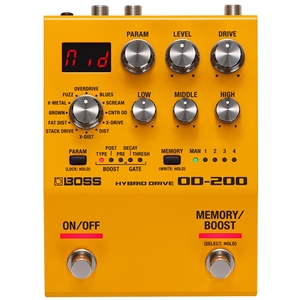 BOSS OD-200 Overdrive/Distortion Pedal