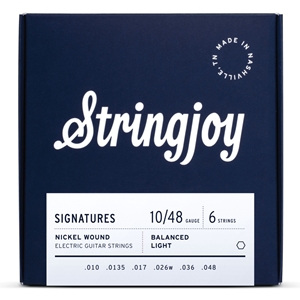 Stringjoy Signatures Balanced Light Gauge Nickel Wound Electric Guitar Strings