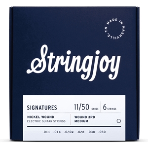 Stringjoy Signatures Balanced Medium Gauge Nickel Wound Electric Guitar Strings