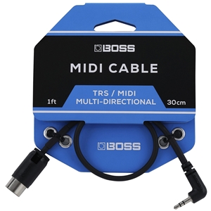 BOSS BMIDI-1-35 TRS/MIDI Multi-Directional Cable