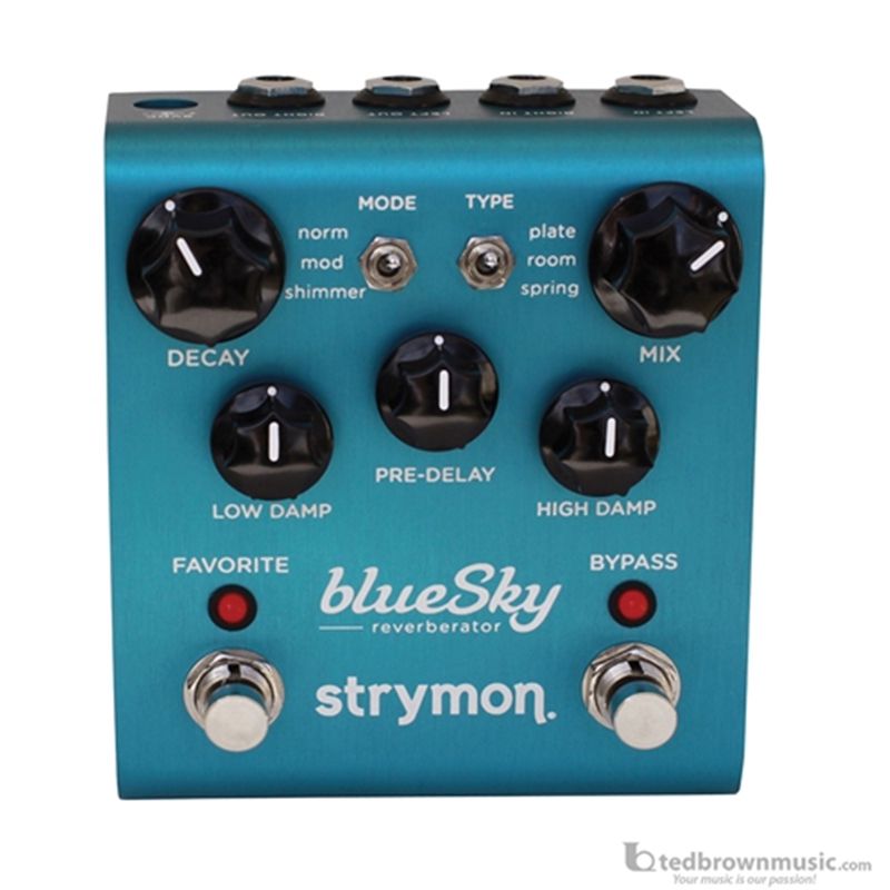 Pinpoint syg Understrege Ted Brown Music - Strymon Blue Sky Reverberator Effect Pedal