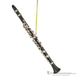 Music Treasures Ornament Clarinet Black 463068