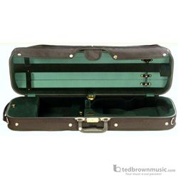 Bobelock B1047VS 4/4 Half Moon Green Velvet Violin Case