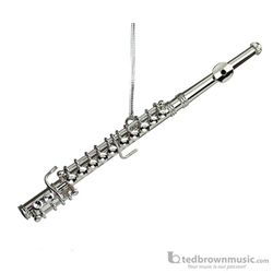 Music Treasures Ornament Flute Silver 463009