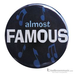 Music Treasures Button "Almost Famous" 721141