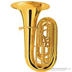 King 2341W Intermediate Series Front Action 4 Valve Tuba with Case