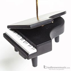 Music Treasures Ornament Grand Piano Black 463022